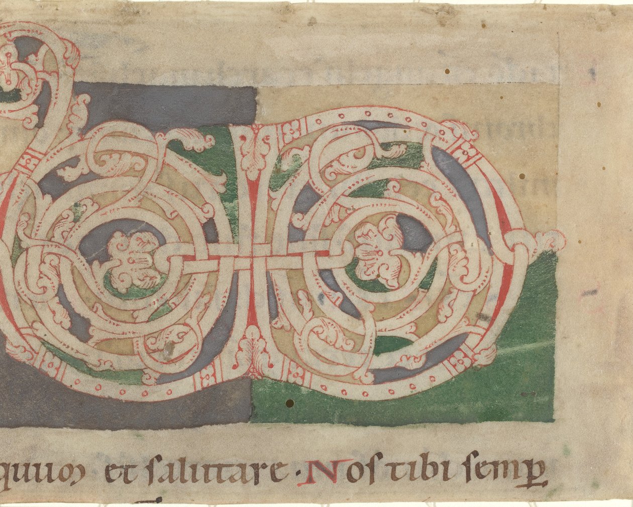 Iniciais V e D de German 12th Century