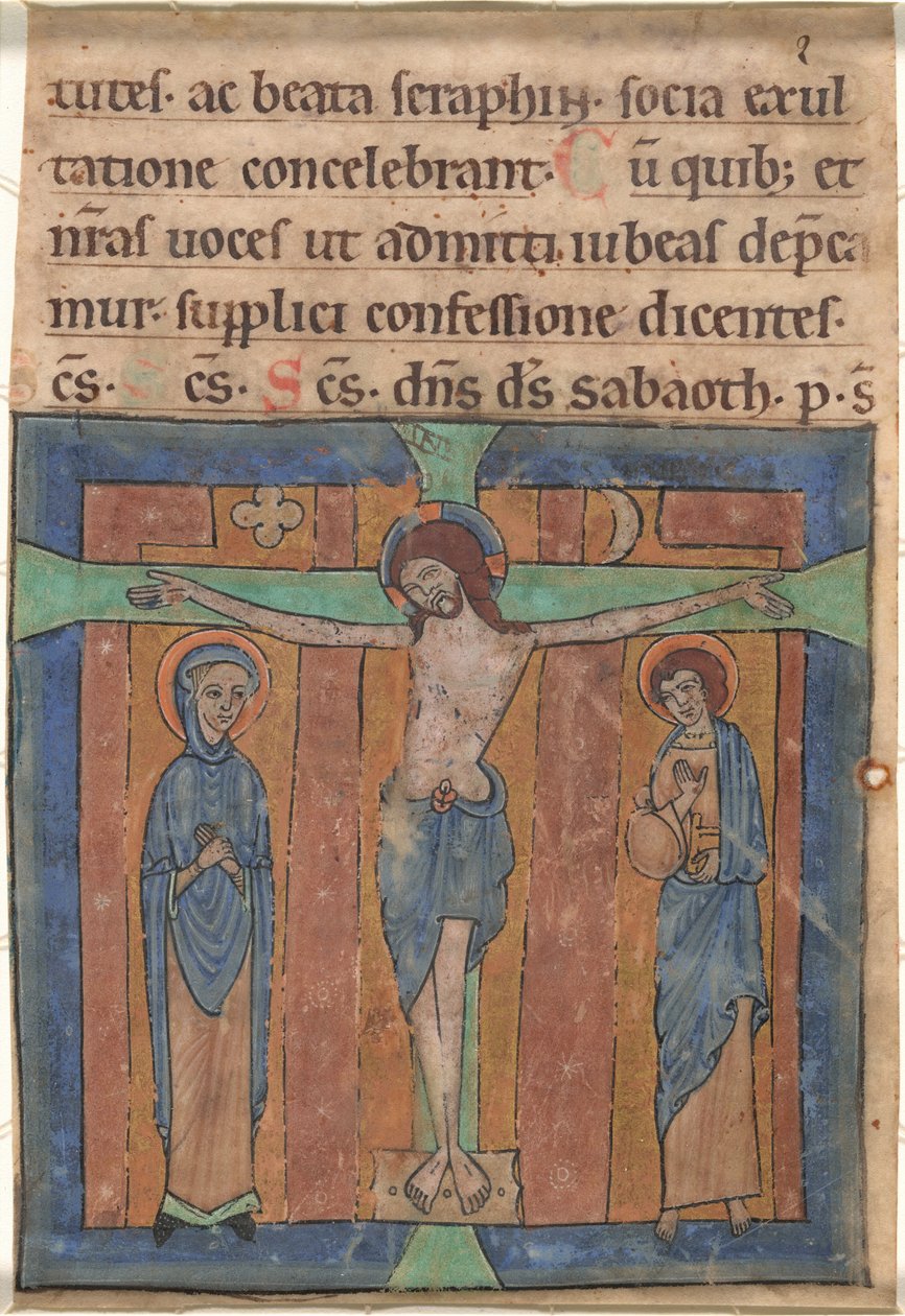 A Crucificação de German 12th Century