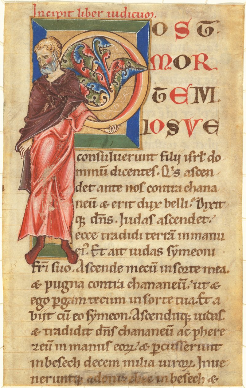 O Juiz Judá (?) de German 13th Century