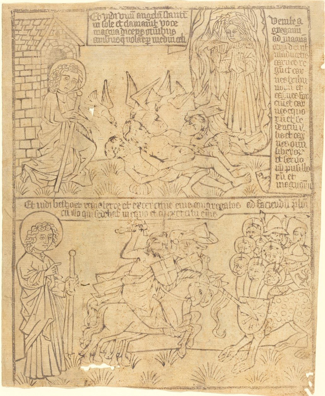 Apocalipse de João, Folha 10 de German 15th Century