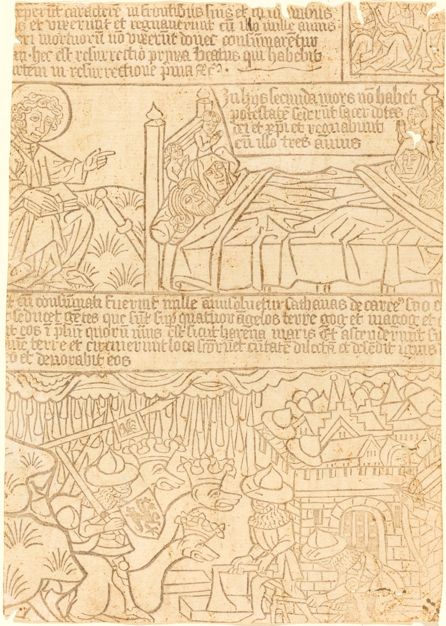 Apocalipse de João, Folha 42 de German 15th Century
