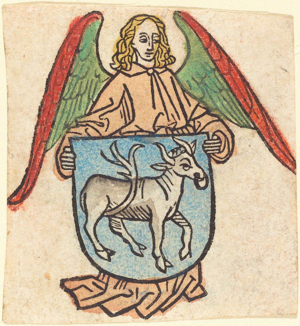 Bookplate de Hilprand Brandenburg de Bibrach de German 15th Century