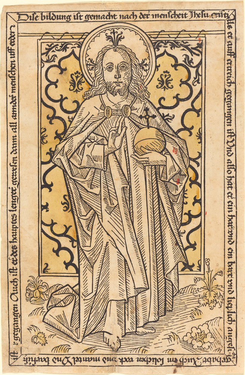 Antes de Cristo nos Salvatore de German 15th Century