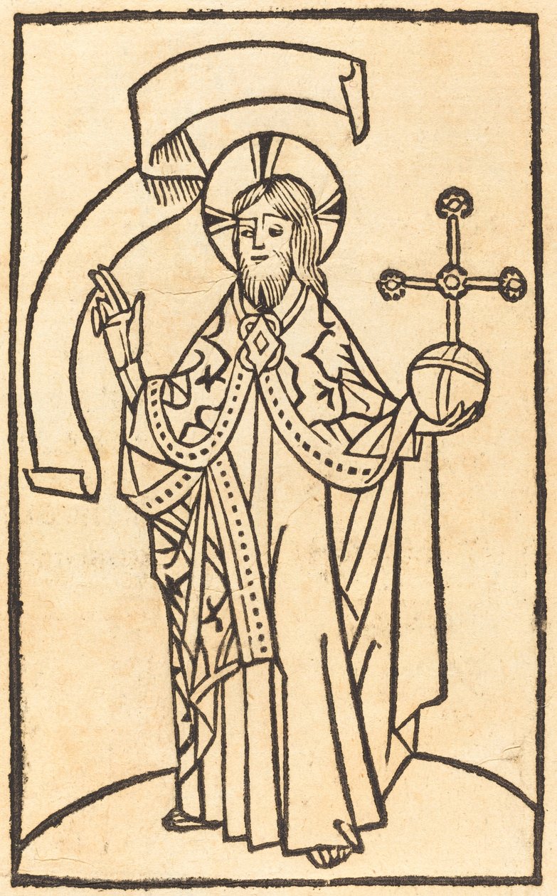 Antes de Cristo nos Salvatore de German 15th Century