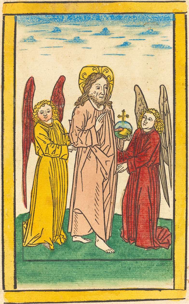 Antes de Cristo nos Salvatore de German 15th Century