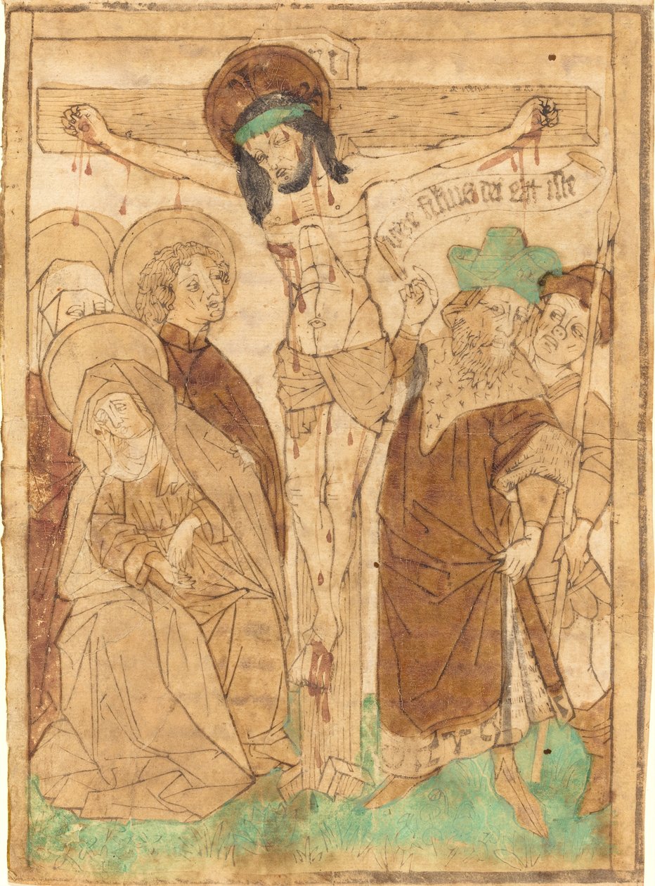 Cristo na Cruz de German 15th Century