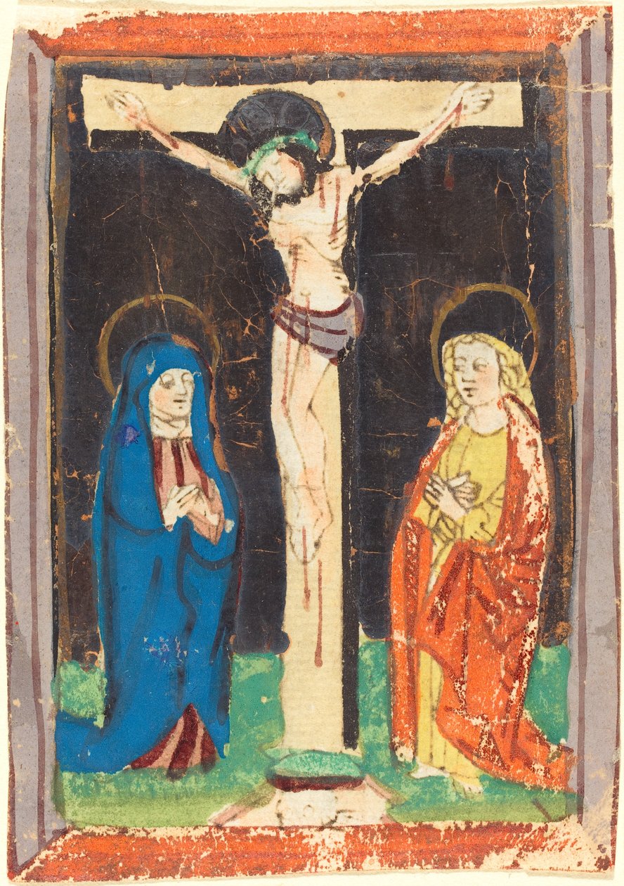 Cristo na Cruz de German 15th Century