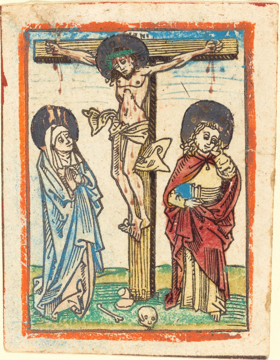 Cristo na Cruz de German 15th Century