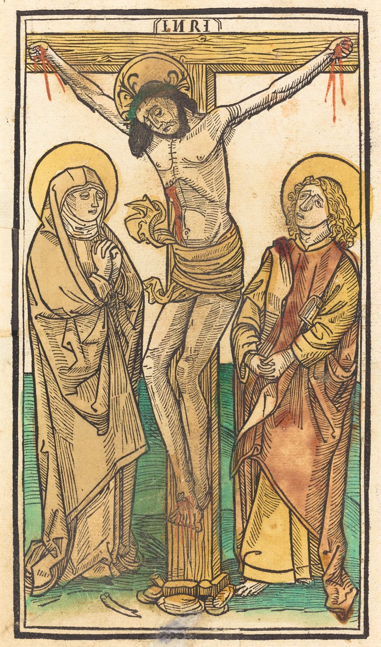 Cristo na Cruz de German 15th Century