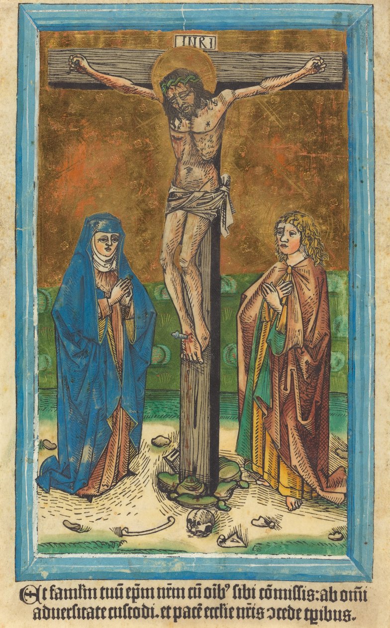 Cristo na Cruz de German 15th Century