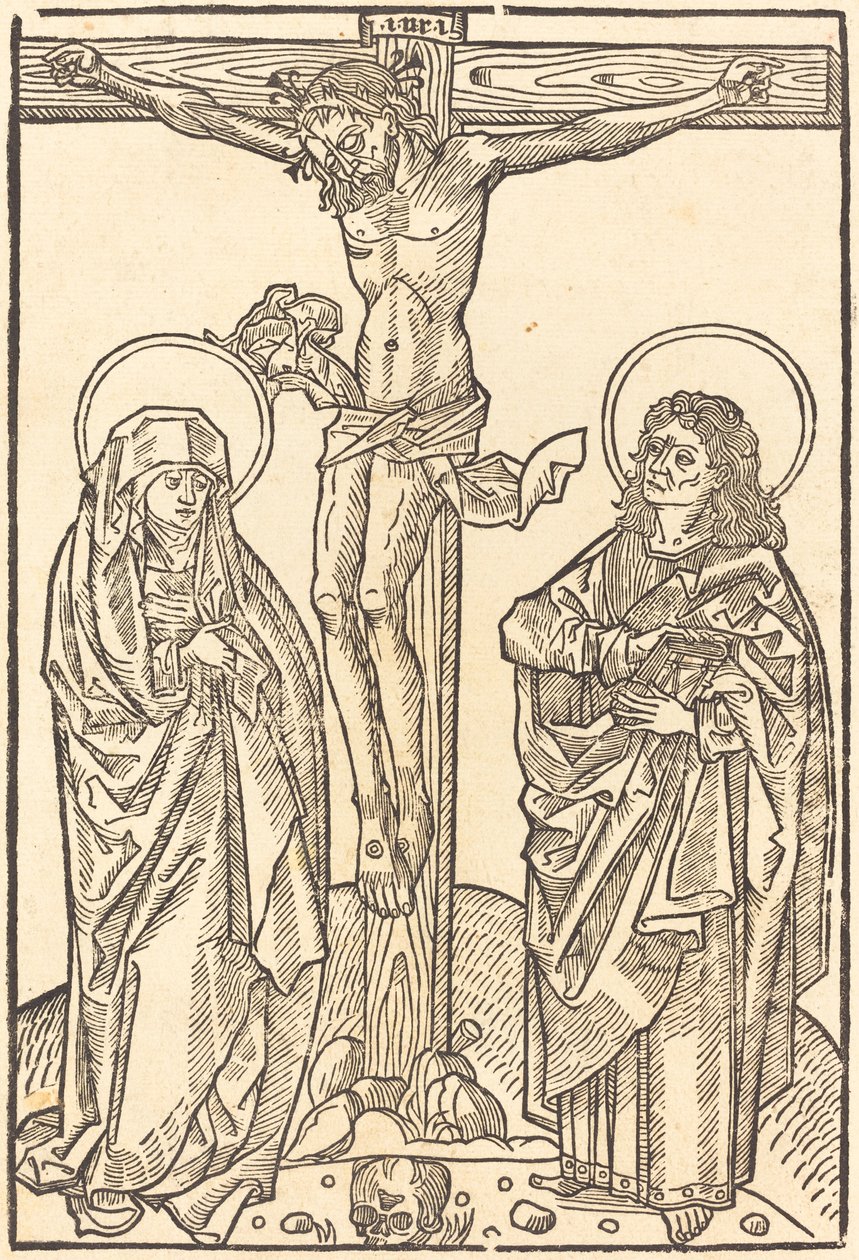 Cristo na Cruz de German 15th Century