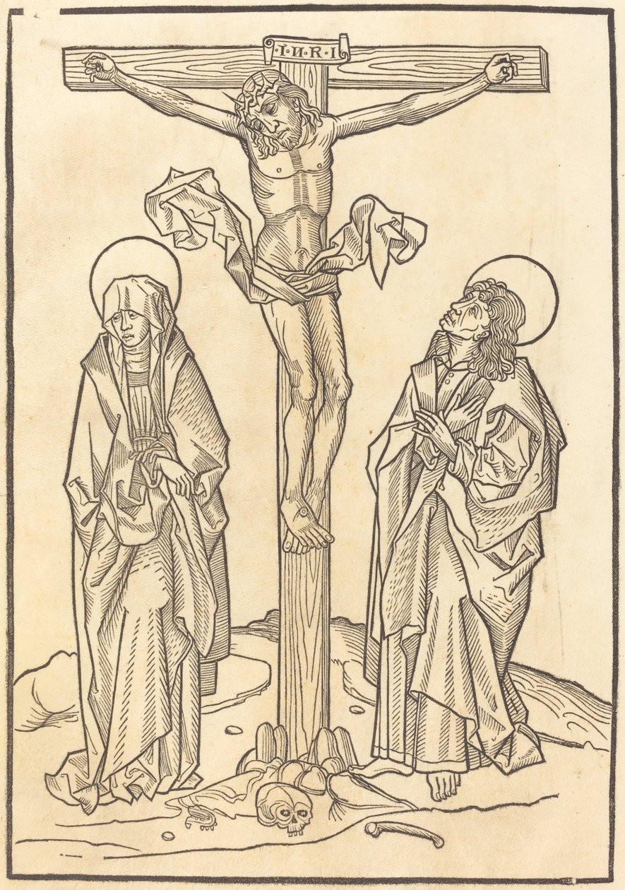 Cristo na Cruz de German 15th Century