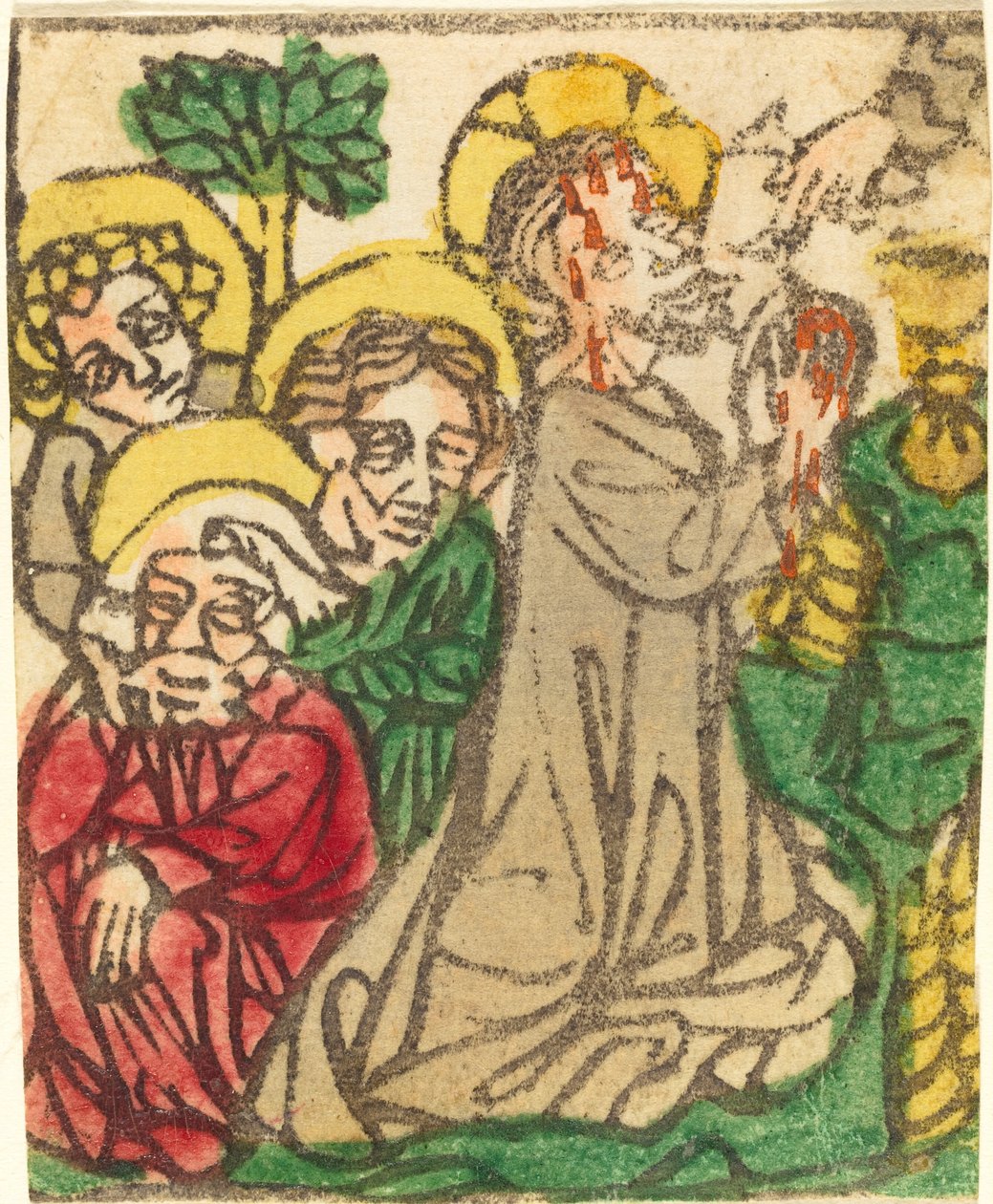 Cristo no Monte das Oliveiras de German 15th Century