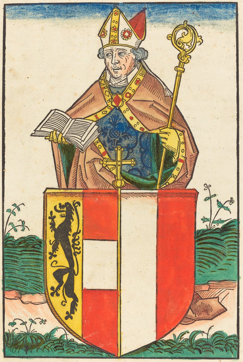 Frederico Conde de Schaumberg - Bispo de Salzburgo de German 15th Century