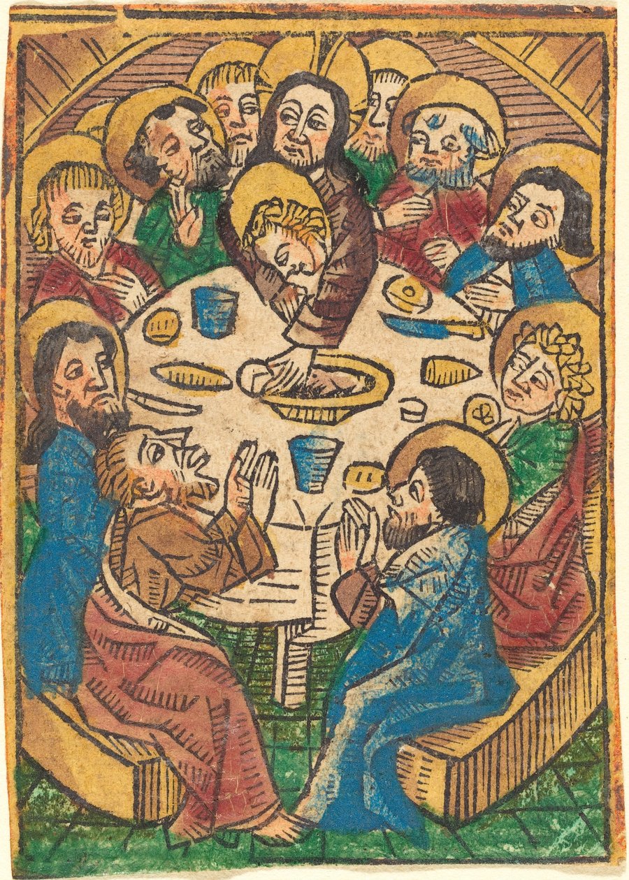 Última Ceia de German 15th Century