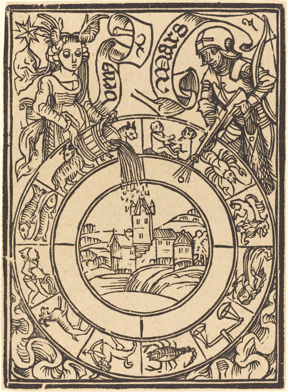 Marte e Vênus de German 15th Century