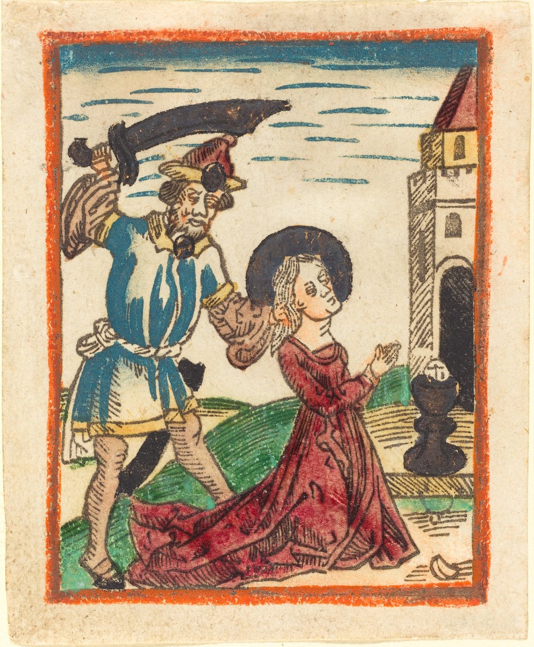 Martírio de Santa Bárbara de German 15th Century
