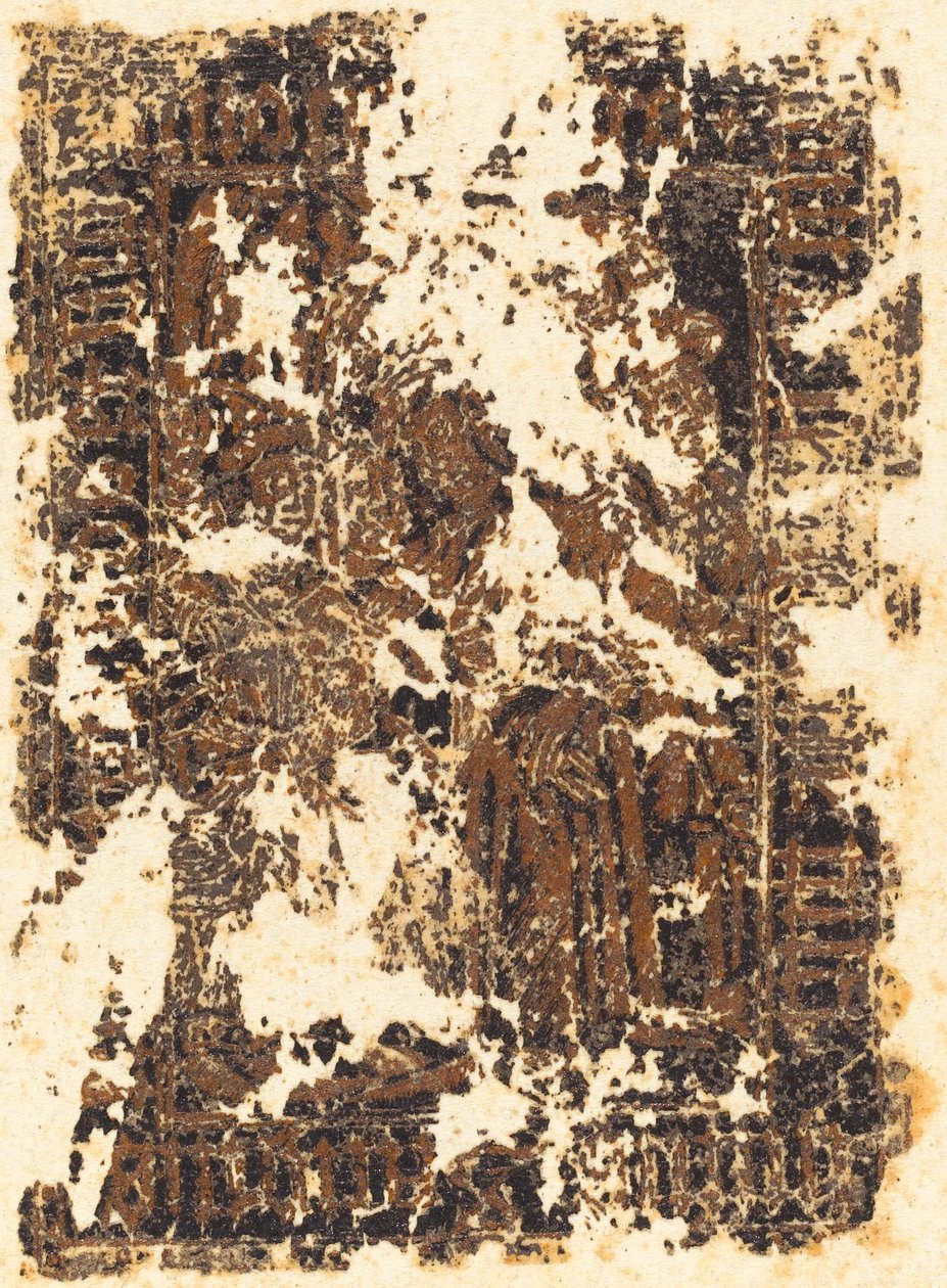 Pilatos lavando as mãos de German 15th Century