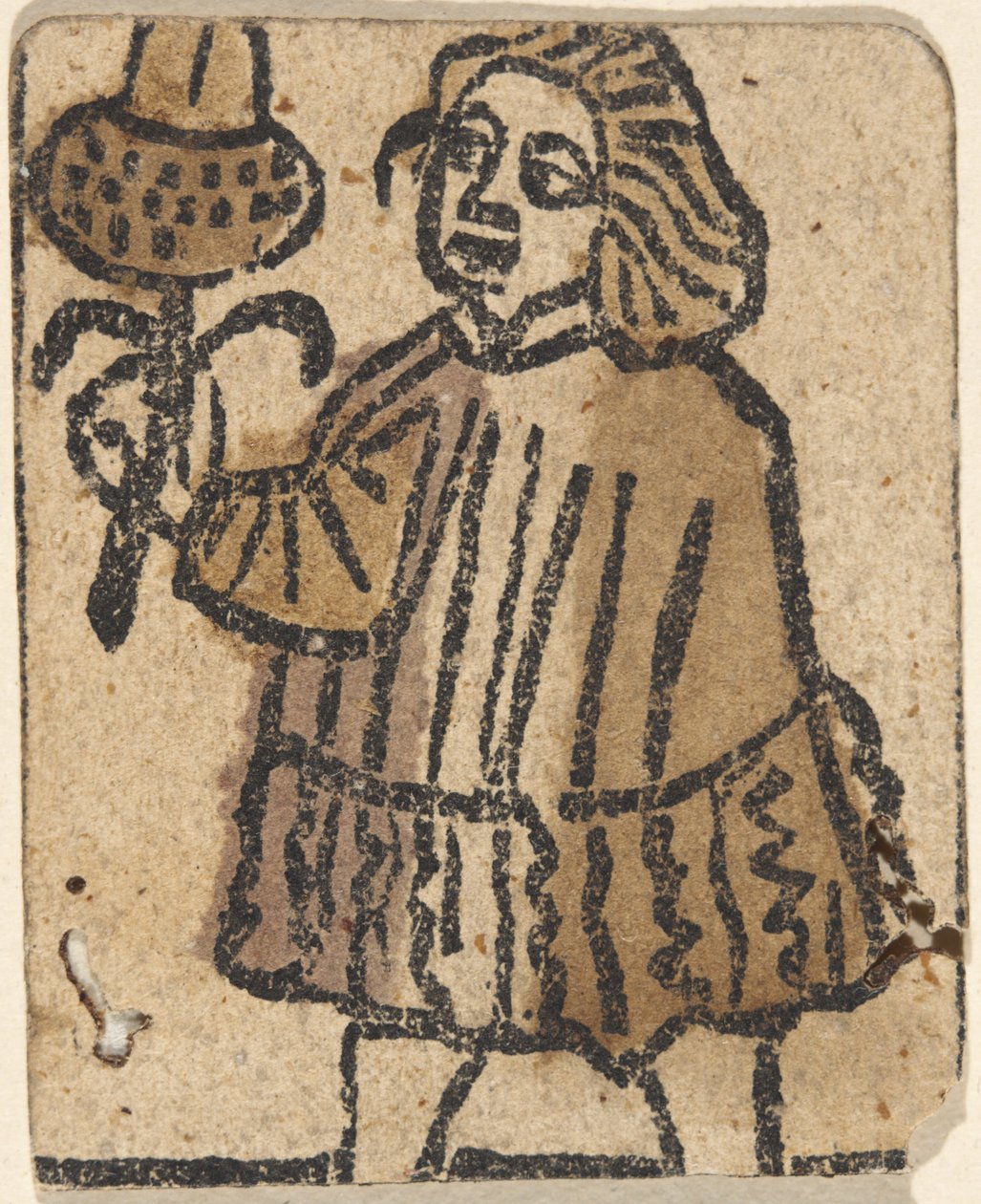 Cartão de jogo de German 15th Century