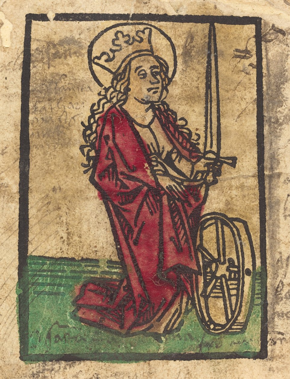 Santa Catarina de Alexandria de German 15th Century