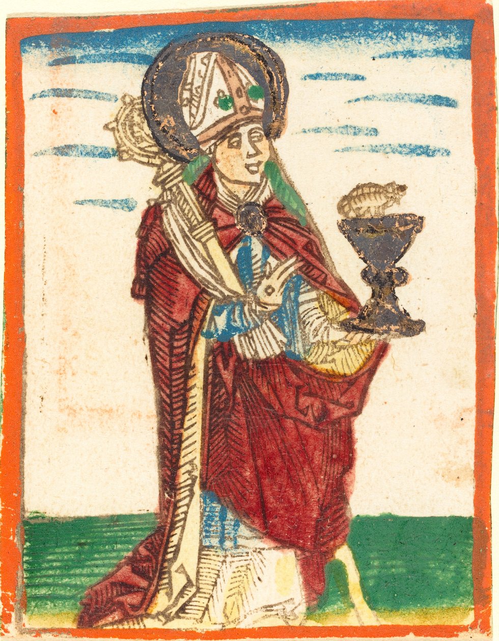 São Conrado de Constança de German 15th Century
