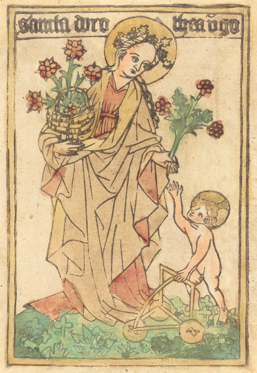 Santa Doroteia de German 15th Century