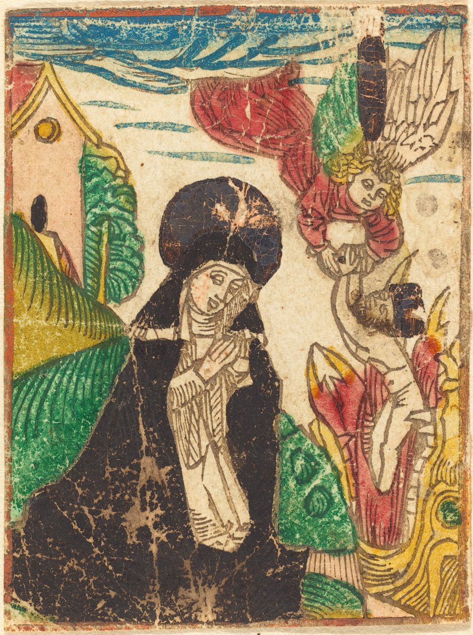 Santa Otília de German 15th Century
