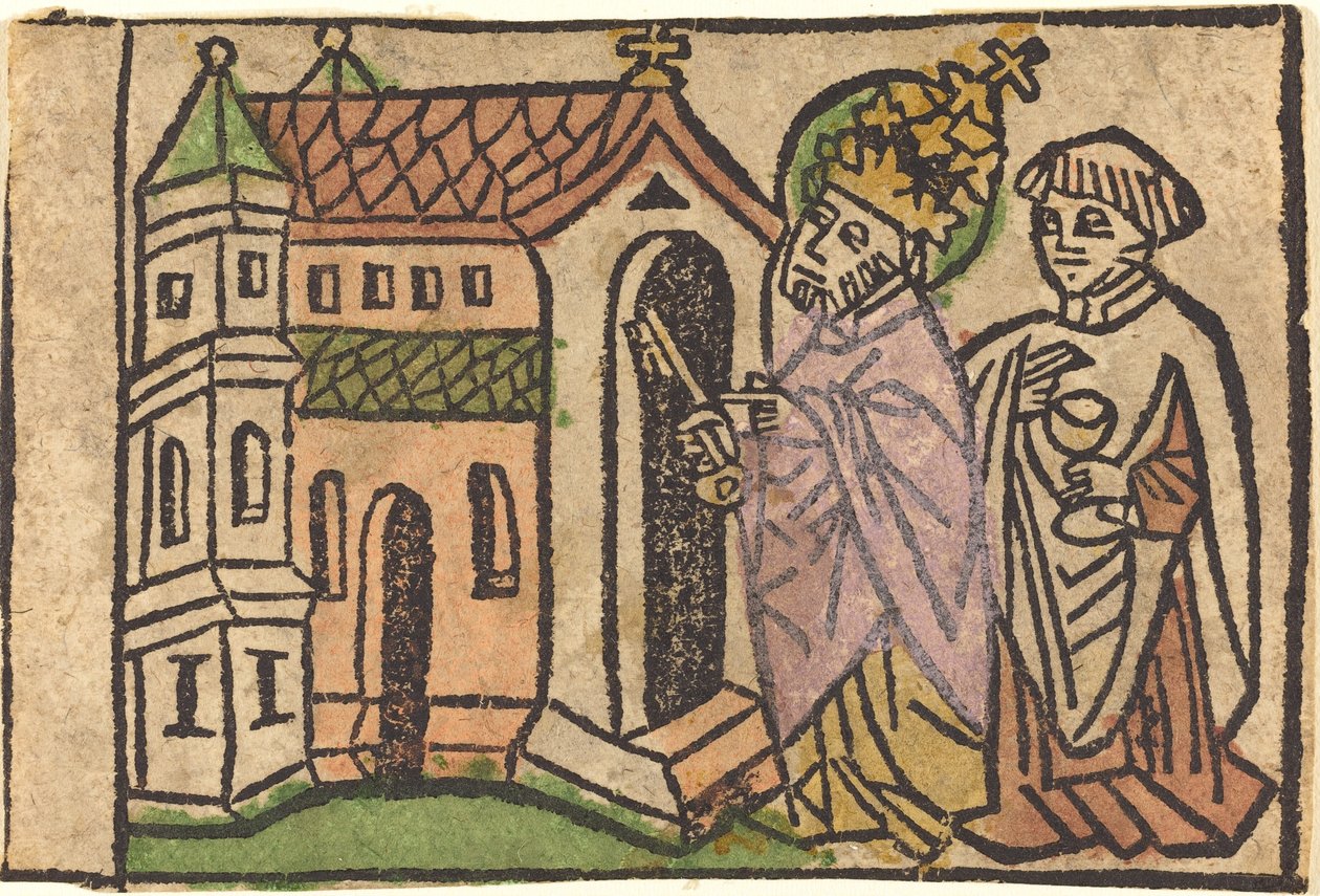 São Pedro como Fundador da Igreja de German 15th Century