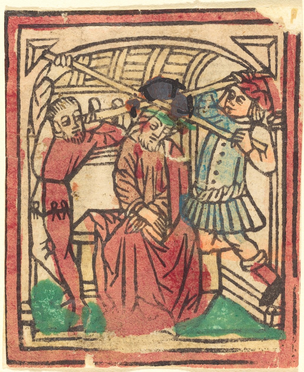 A coroação de espinhos de German 15th Century