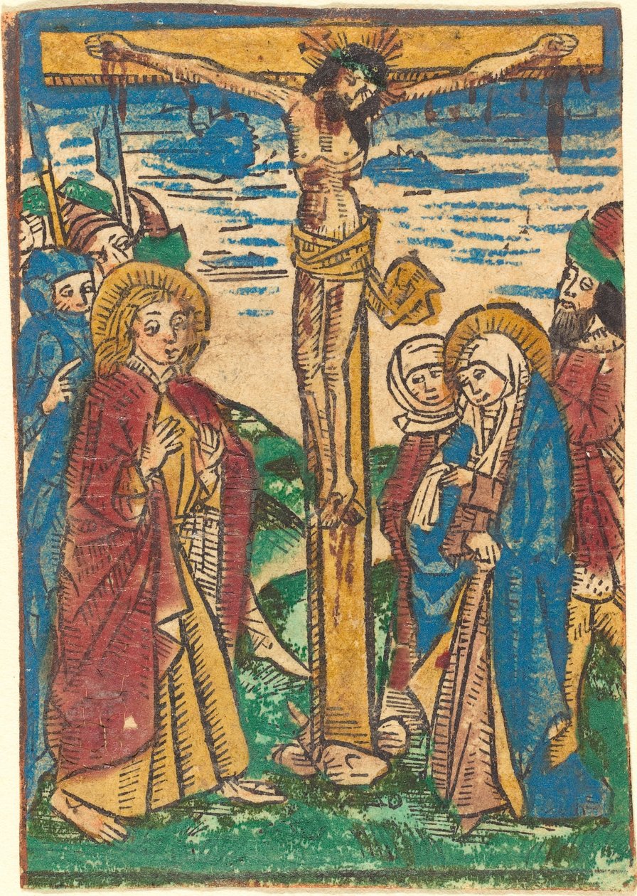 A Crucificação de German 15th Century