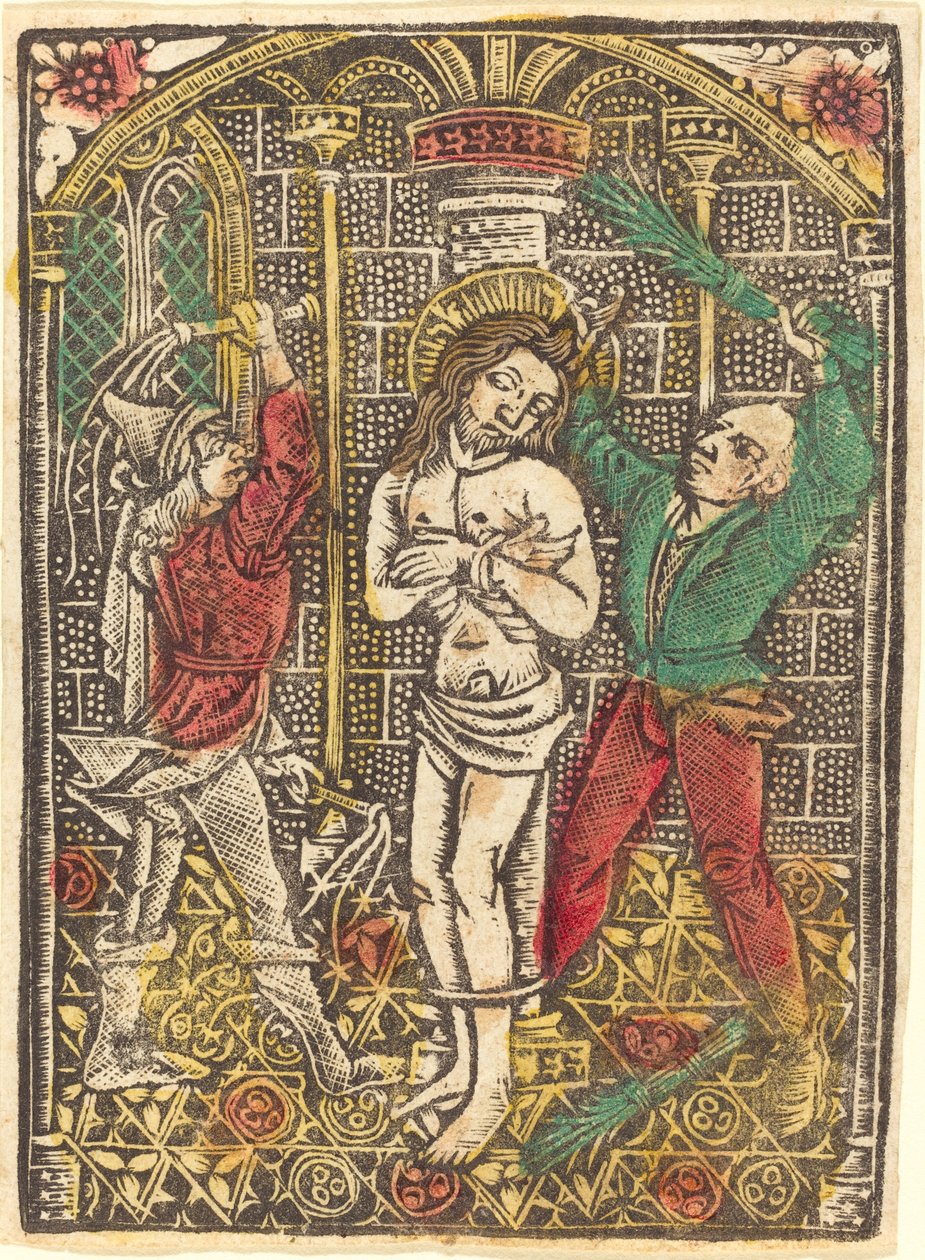 A Flagelação de German 15th Century