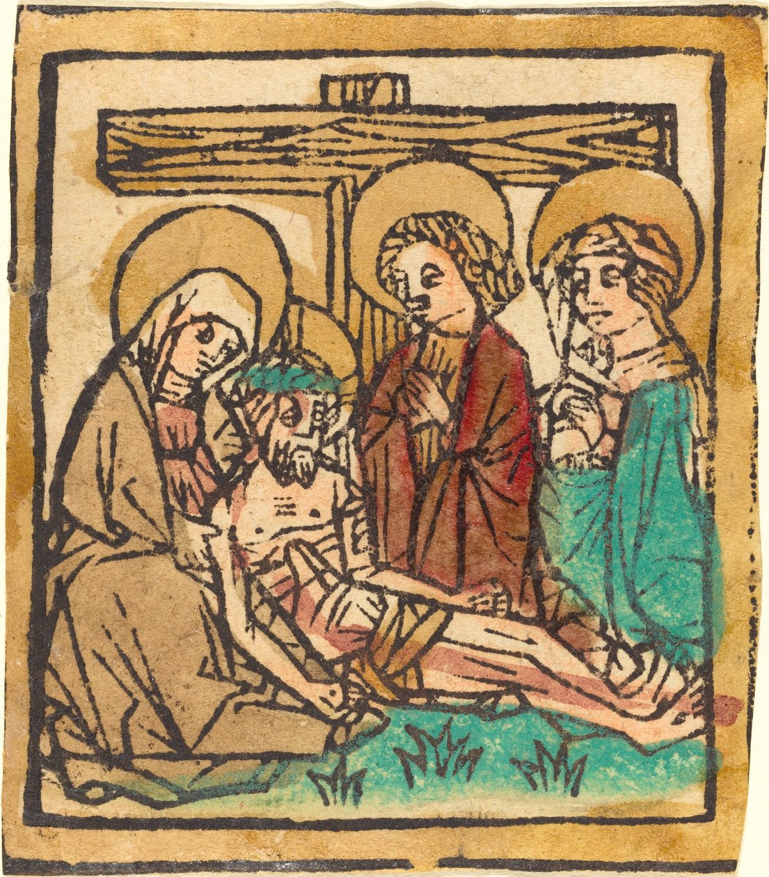 A Lamentação de German 15th Century