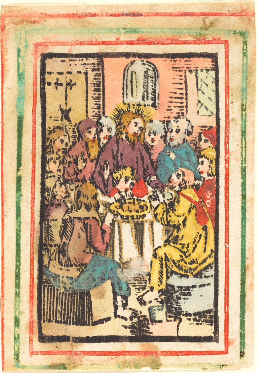 A última Ceia de German 15th Century
