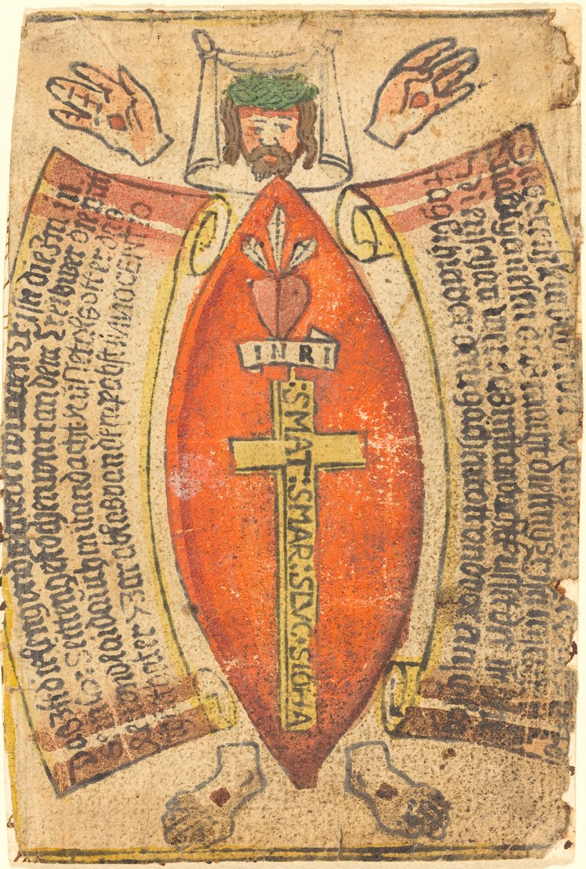 A Medida da Ferida Lateral e o Corpo de Cristo de German 15th Century