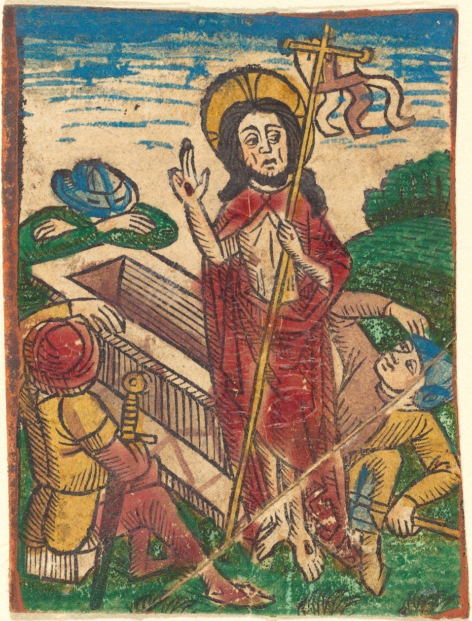 A ressurreição de German 15th Century