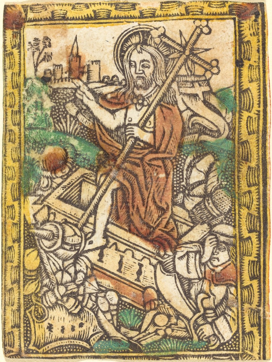 A ressurreição de German 15th Century