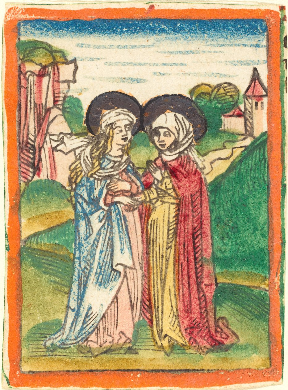 A Visitação de German 15th Century