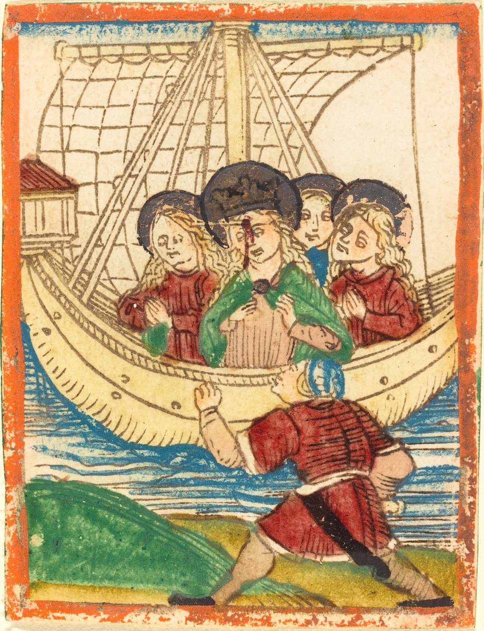 A Viagem de Santa Úrsula de German 15th Century