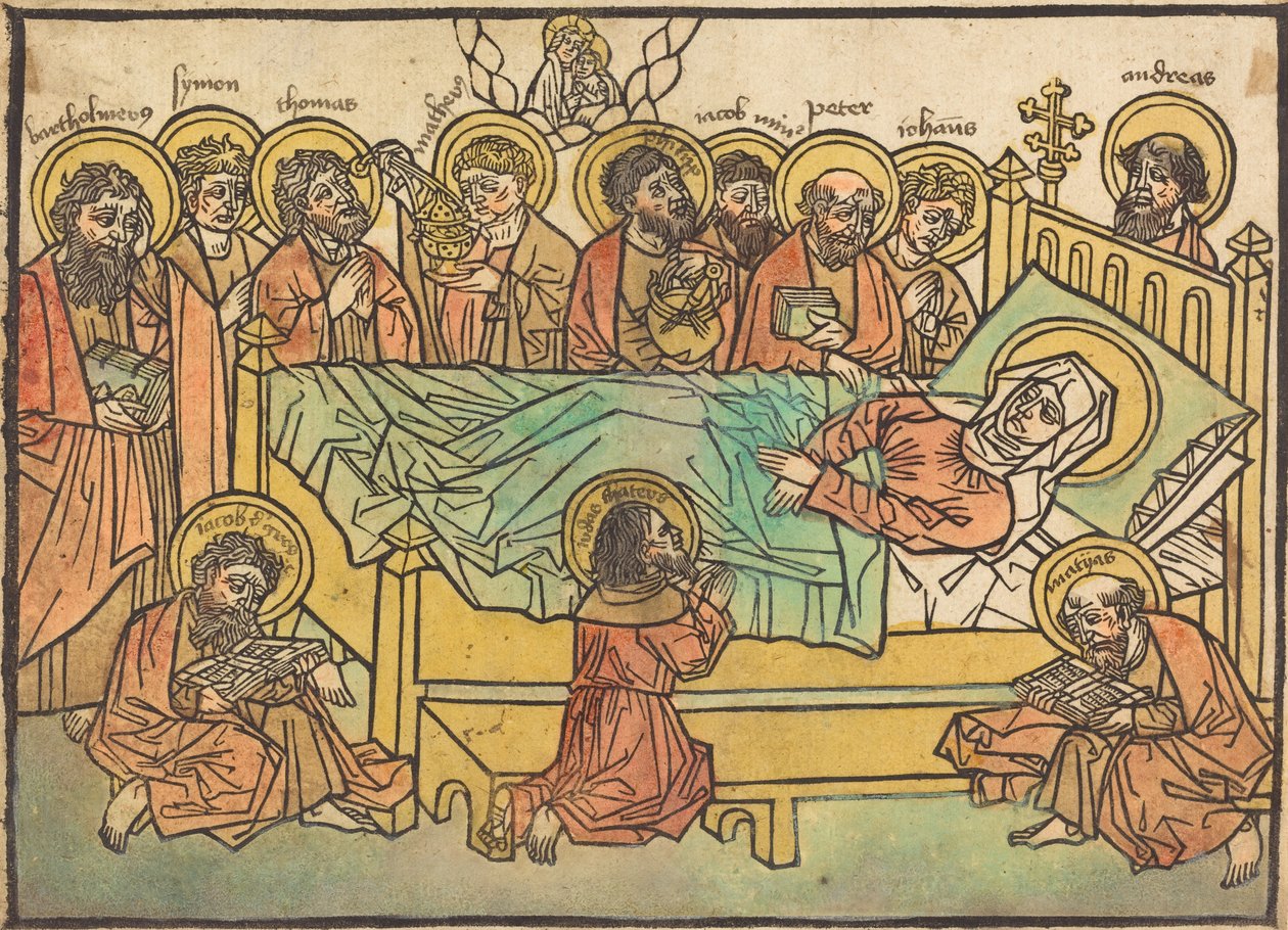 A Morte da Virgem de German 15th Century or Peter Maler