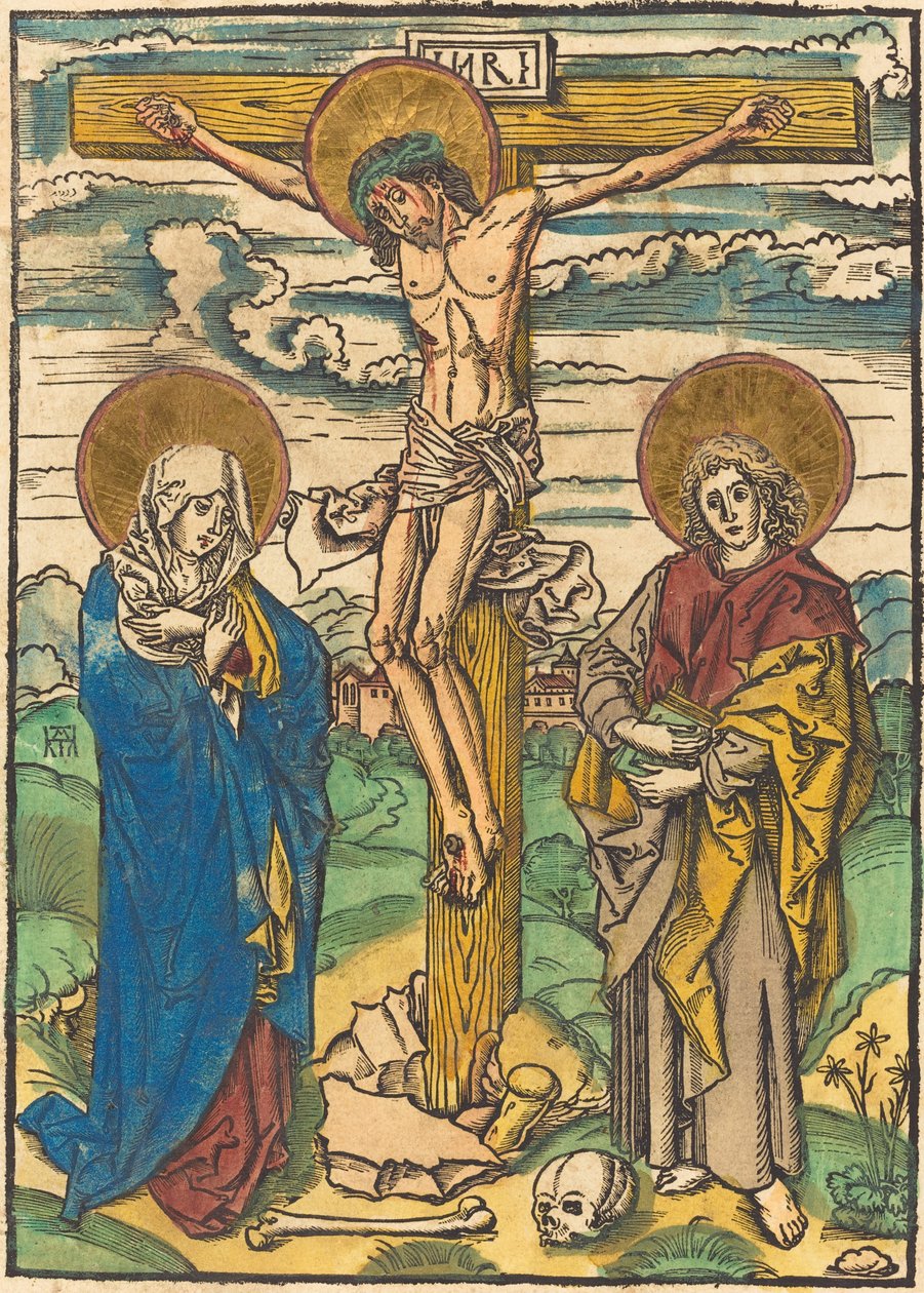 Cristo na Cruz de German 16th Century