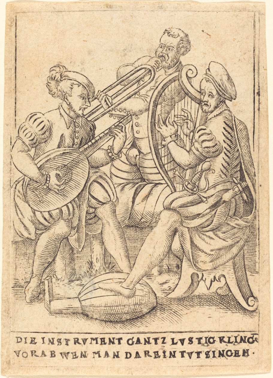 Die Instrument gantz lustig Kling vorab wenn man darein tvt singen de German 16th Century