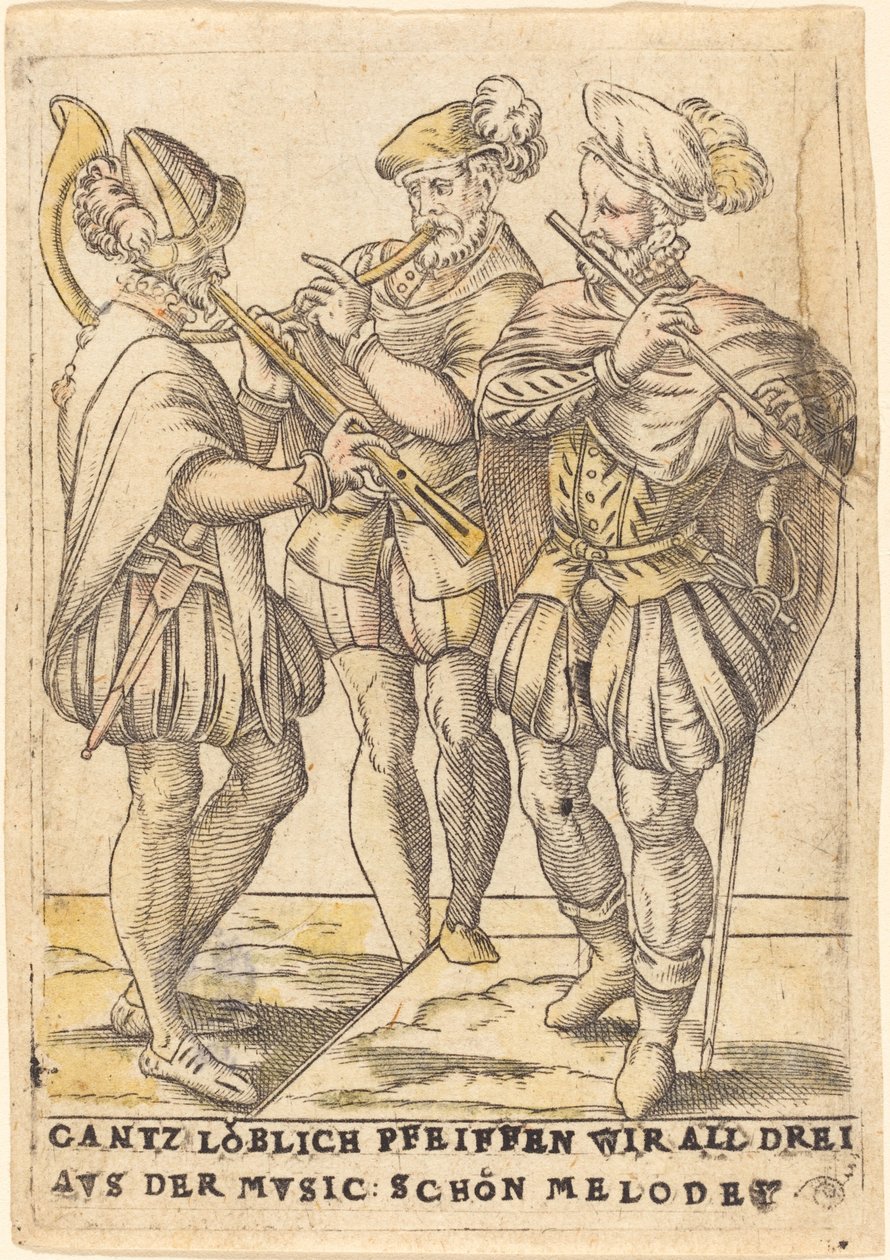 Gantz loblich Pfeiffen com todos os drei avs der Mvsic: Schon Melodey de German 16th Century