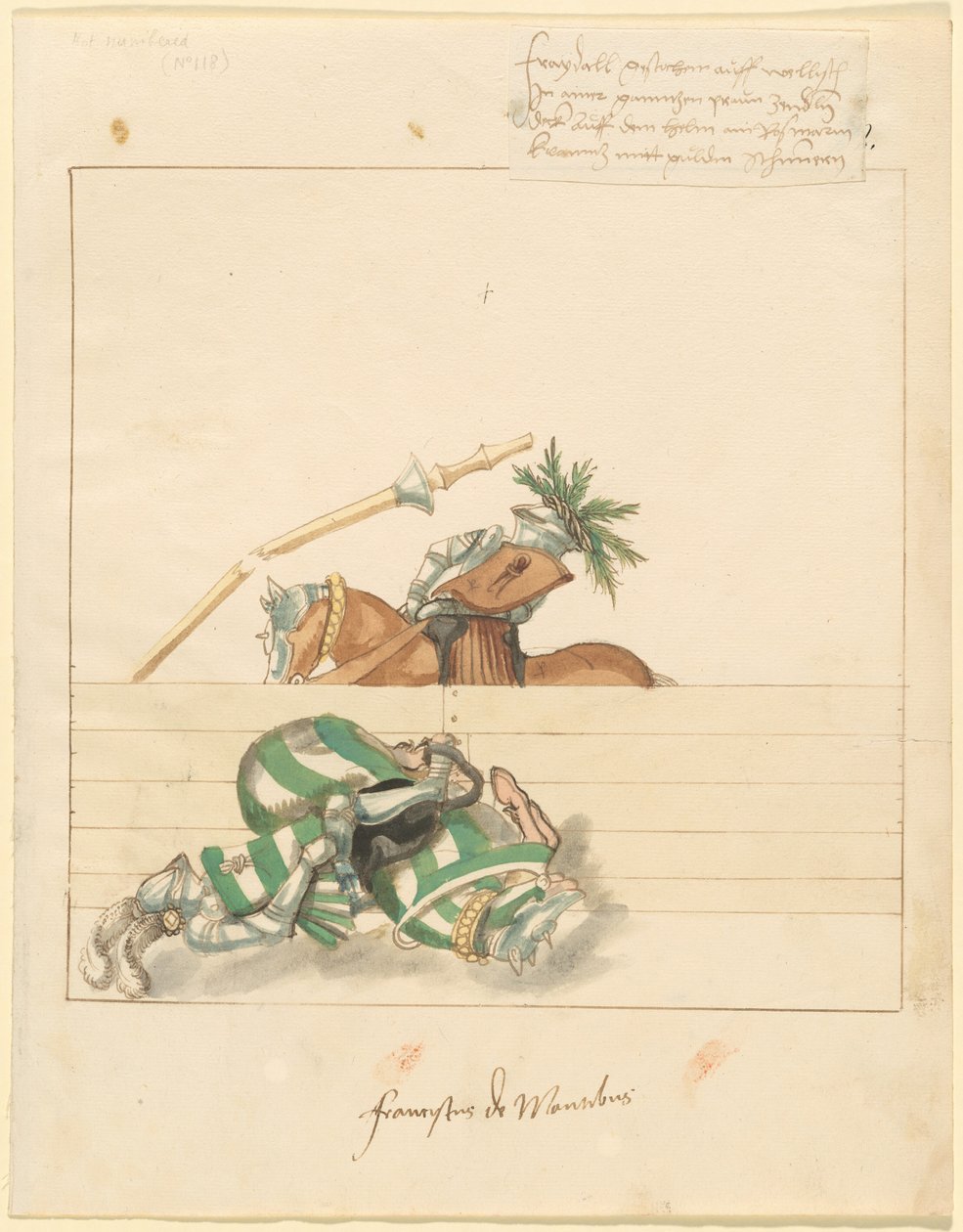 Justa da Paz Italiana de German 16th Century