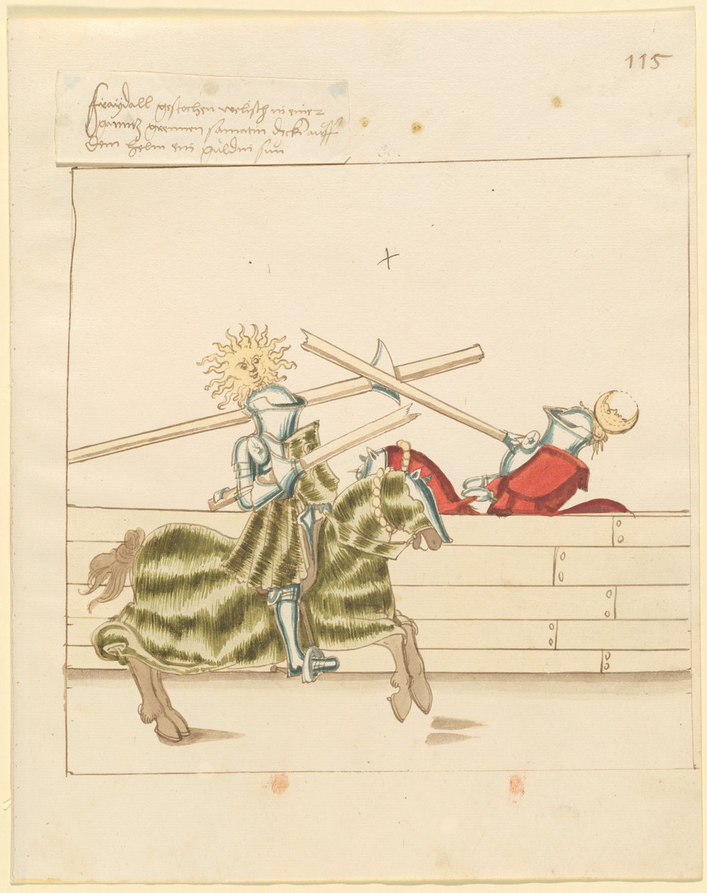 Justa da Paz Italiana de German 16th Century