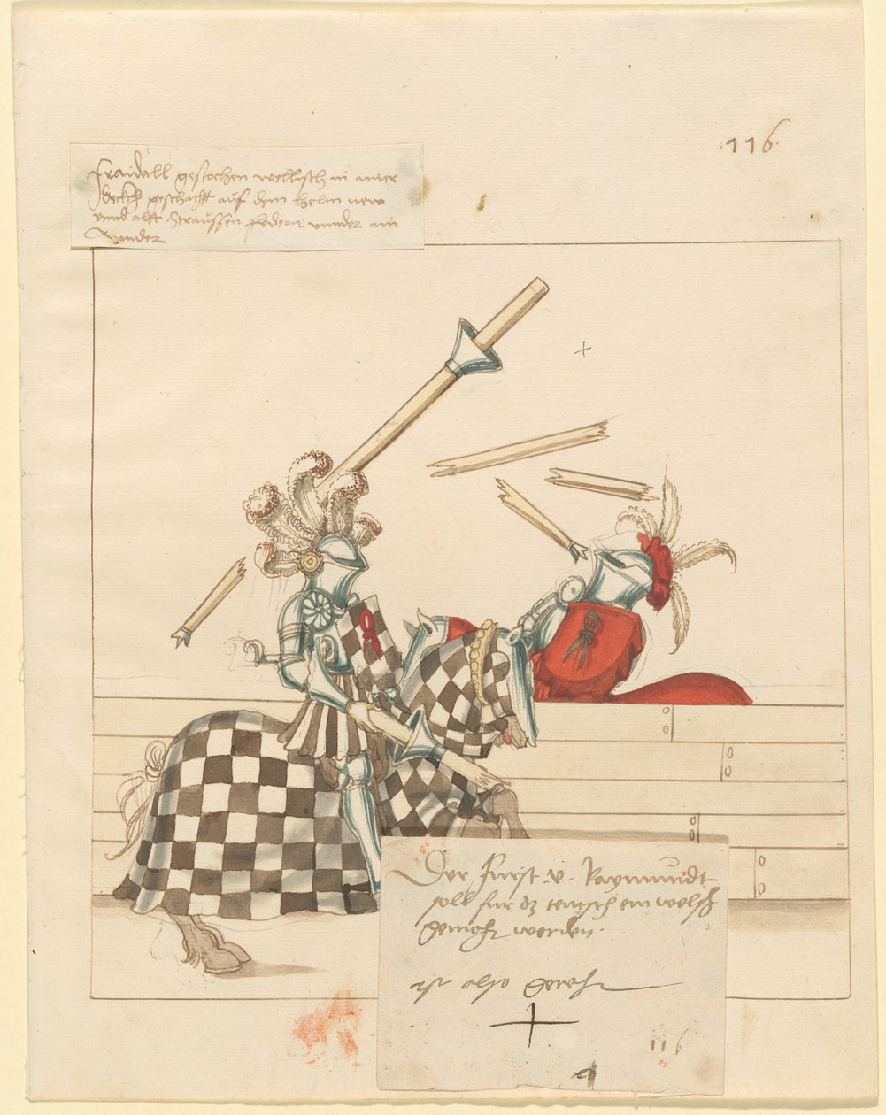 Justa da Paz Italiana de German 16th Century