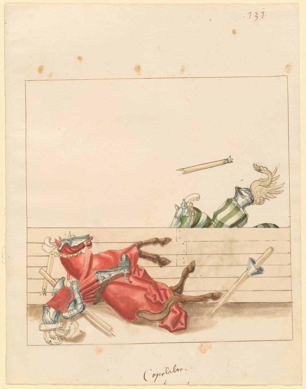 Justa da Paz Italiana de German 16th Century