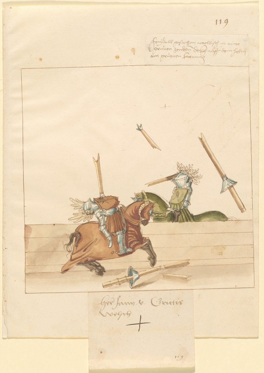 Justa da Paz Italiana de German 16th Century
