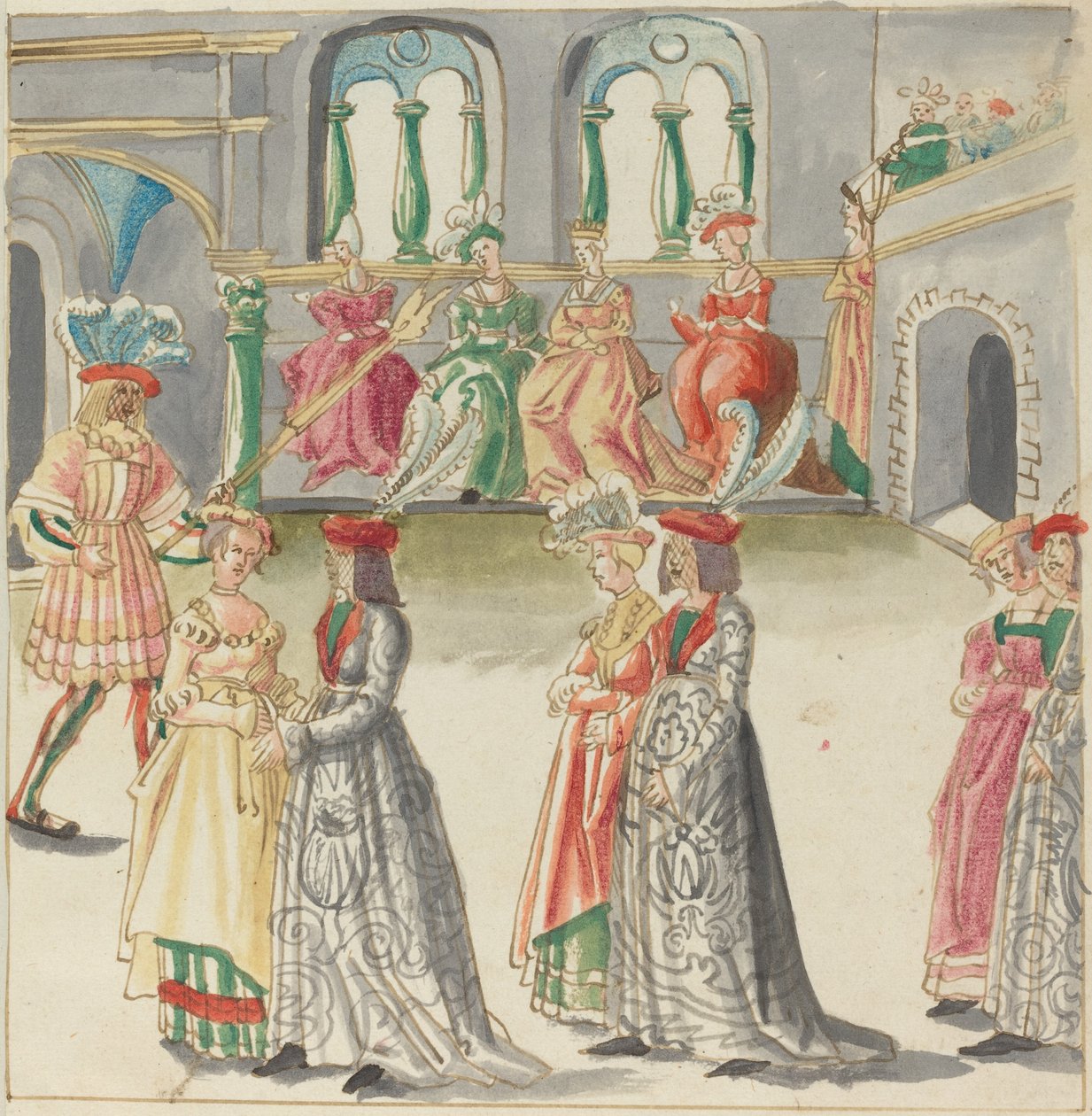 Mascarada de German 16th Century