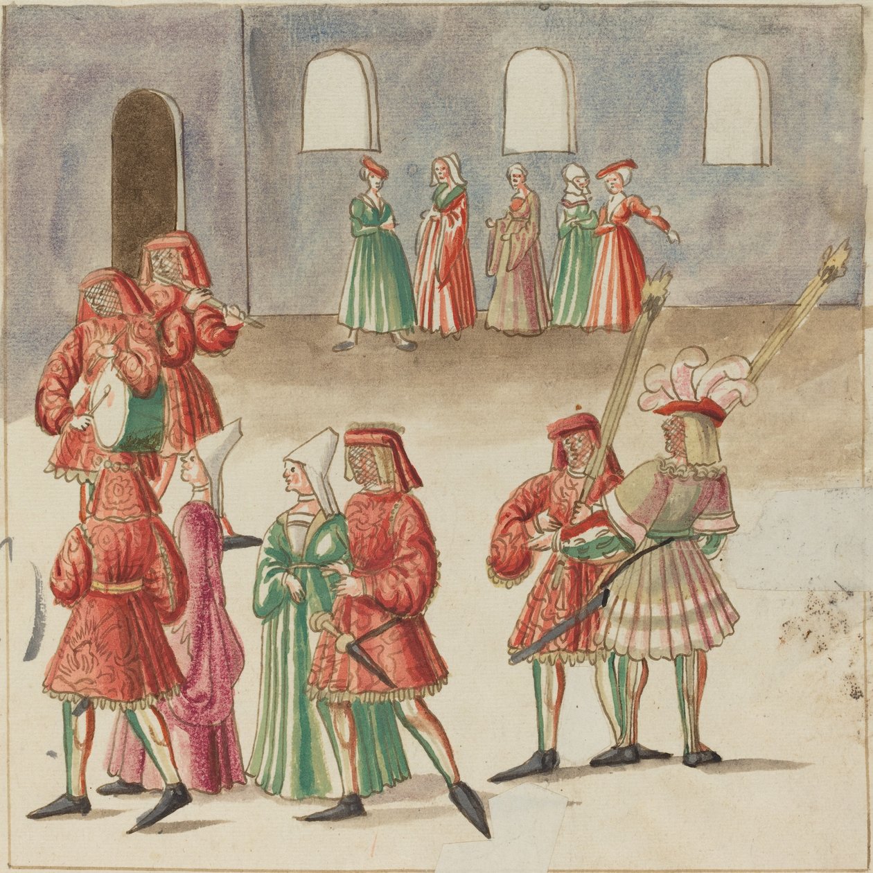 Mascarada de German 16th Century