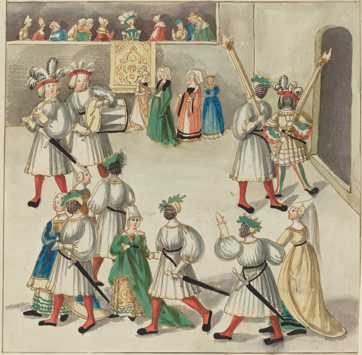 Mascarada de German 16th Century